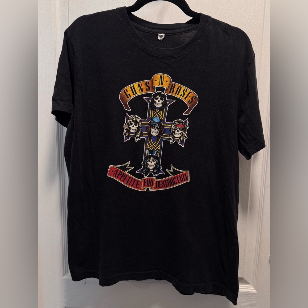 Guns N’ Roses Appetite for Destruction Graphic T-Shirt Band tour rock concert